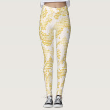 Albino Snake Skin Leggings