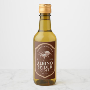 Albino Spider Cider Wine Label