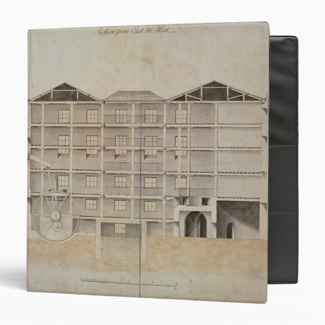 Albion Mill, section from east to west Binder (Front/Inside)