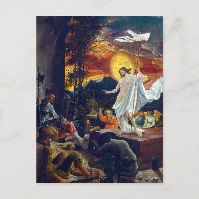 Albrecht Altdorfer The Resurrection of Christ Postcard (Front)