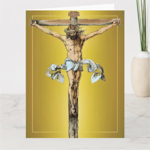 Albrecht Dürer 1505 Christ on the Cross. card