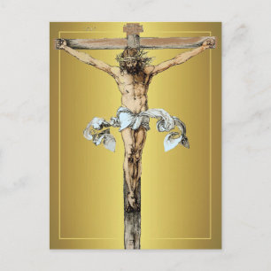 Albrecht Dürer 1505 Christ on the Cross Postcard