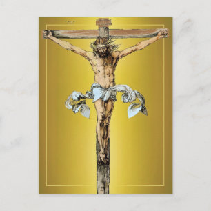 Albrecht Dürer 1505 Christ on the Cross Postcard