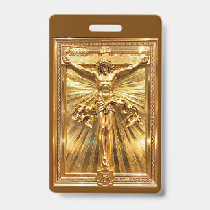 Albrecht Dürer 1505 Christ on the Cross Pure Gold Badge