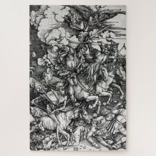Albrecht Dürer Four Horsemen of the Apocalypse Po Jigsaw Puzzle