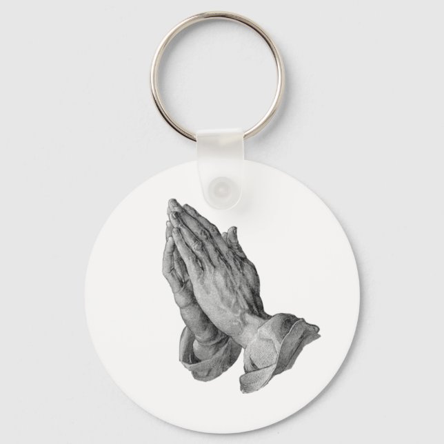 Albrecht Durer - Hands Praying Keychain (Front)