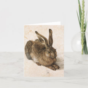 Albrecht Dürer - Junger Hase (Young Hare), 1502 Card