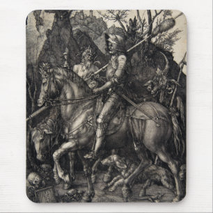 Albrecht Dürer Knight, Death and the Devil Mouse Pad