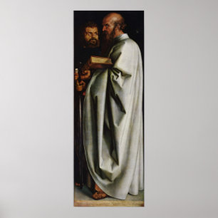 Albrecht Durer The Four Apostles Right Panel Poster