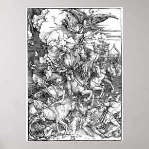 Albrecht Durer The Four Horsemen of the Apocalypse Poster
