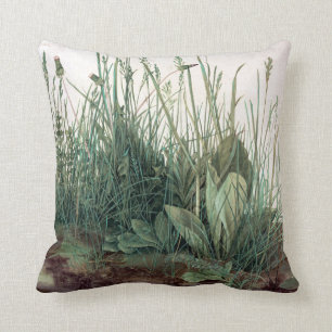 Albrecht Dürer The Large Piece of Turf Throw Pillow