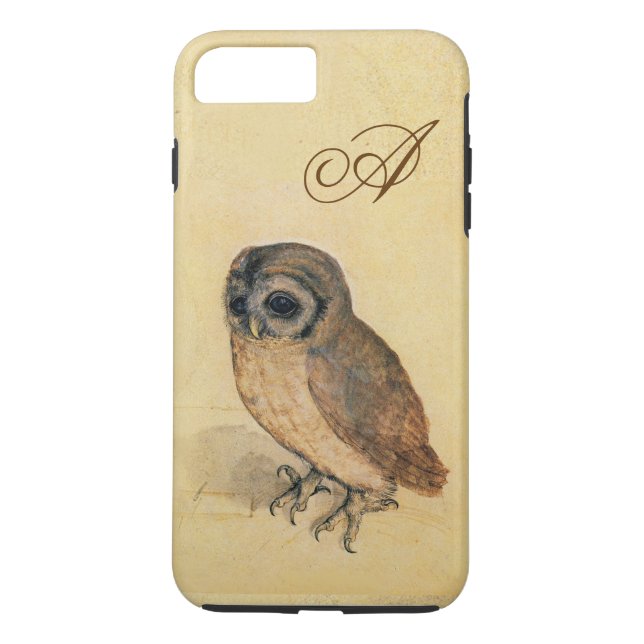 Albrecht Durer The Little Owl Custom Monogram Case-Mate iPhone Case (Back)