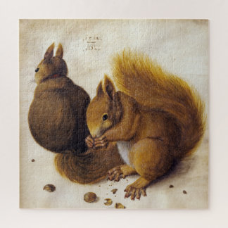Albrecht Dürer, Two Squirrels _ Fine Art Jigsaw Puzzle