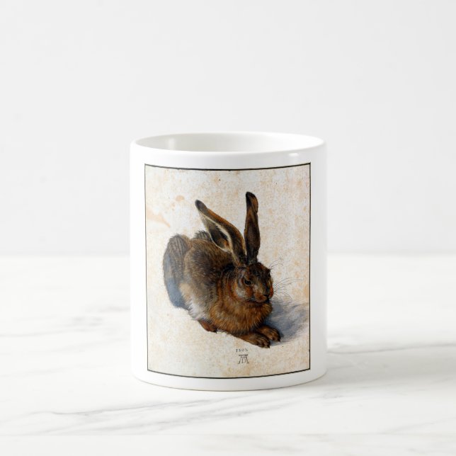 Albrecht Dürer Young Hare Coffee Mug (Center)