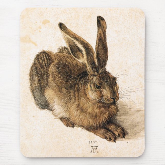 Albrecht Durer Young Hare Mouse Pad (Front)