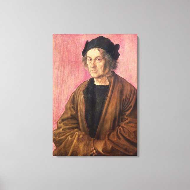 Albrecht Durer's Father, 1497 Canvas Print (Front)