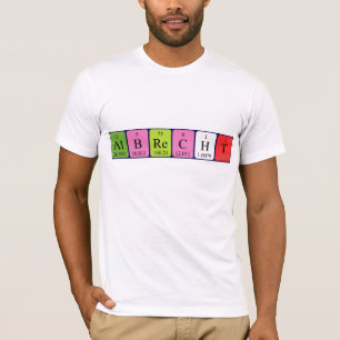 Albrecht periodic table name shirt