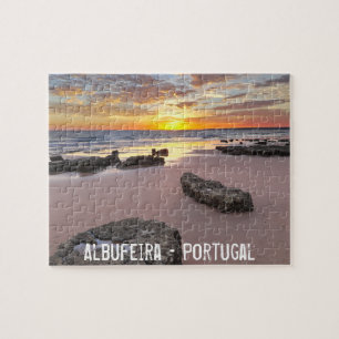 Albufeira - Portugal. Summer vacations in Algarve Jigsaw Puzzle