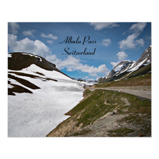 Albula Pass, Switzerland Poster (Front)