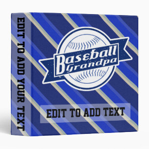 Album Classeur de base-ball grand-père, personnali
