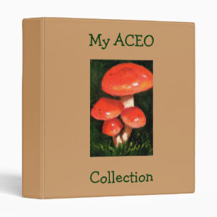 ALBUM D'ACEO : CHAMPIGNONS : ART : CLASSEUR :