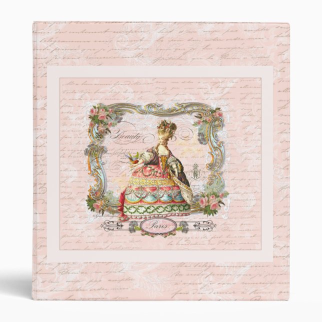 Album de Marie Antoinette Classeur de script franç (Devant)