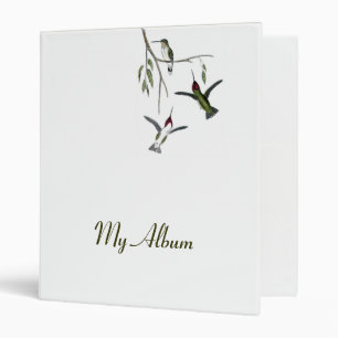 Album personnalisable de classeur de colibri
