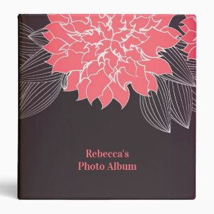 Album photo Classeur de fleurs roses