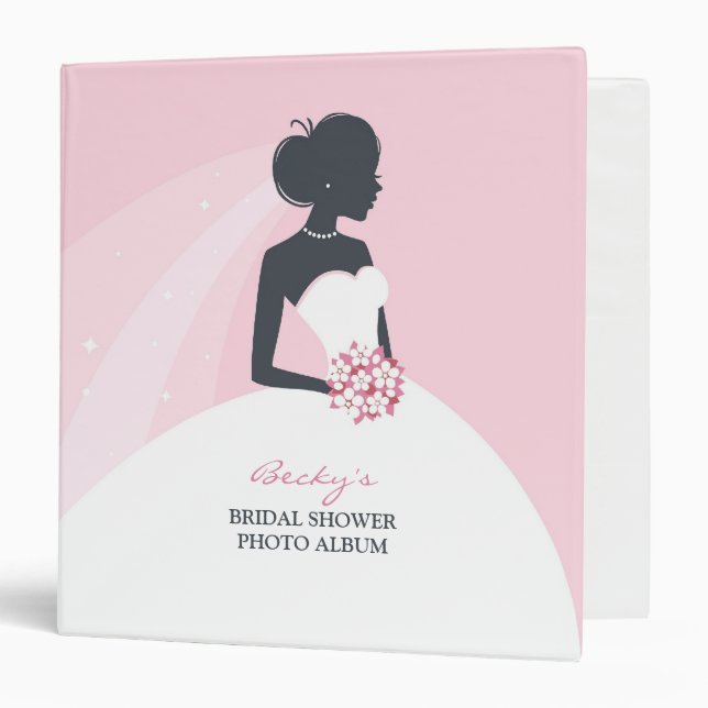 Album photo Classeur de robe blanche mariée (Devant/Intérieur)