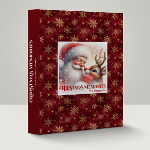 Album photo de Noël avec Santa Rudolph Classeur