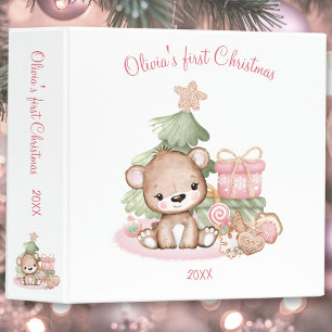 Album photo de Noël Ourson Mignon Bébé Classeur 3