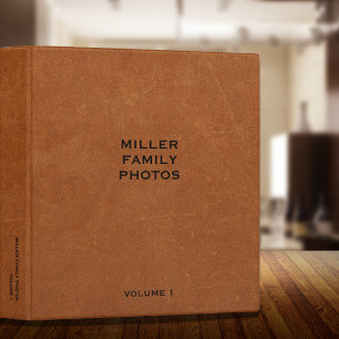 Album photo famille Classeur Typographie minimalis