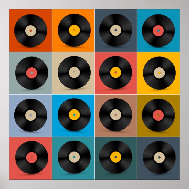 Album, Vinyl Record, Poster Musique (Devant)