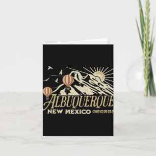 Albuquerque Air Balloon Festival New Mexico Fiesta Card