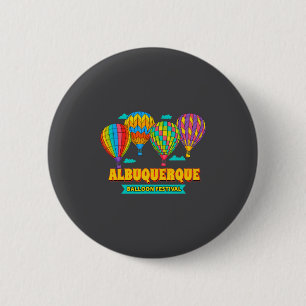 Albuquerque Balloon Festival New Mexico Fiesta  2 Inch Round Button