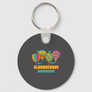 Albuquerque Balloon Festival New Mexico Fiesta Keychain