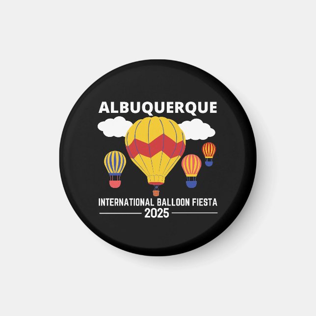 Albuquerque Balloon Fiesta 2025 T-Shirt Magnet (Front)