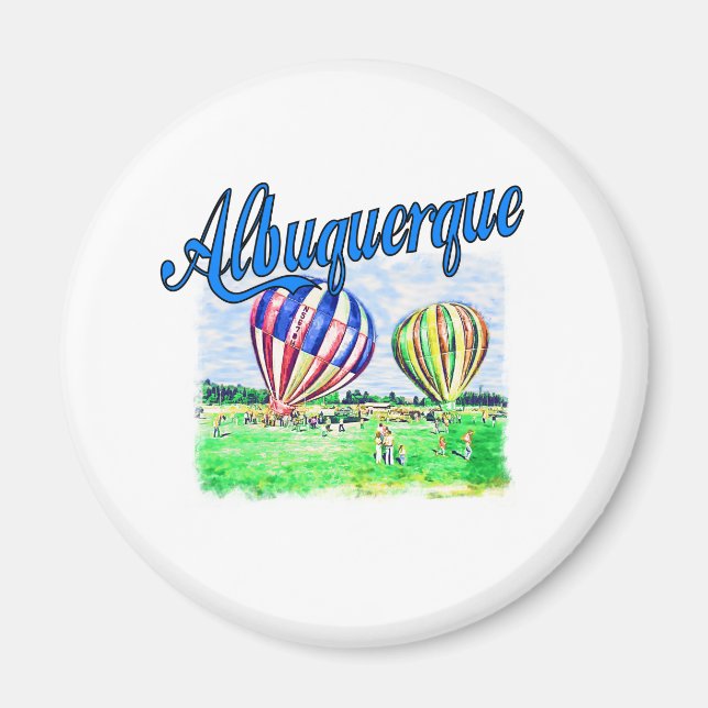 Albuquerque Balloons Magnet (Front)