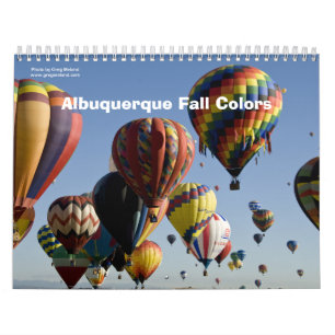 Albuquerque Fall Colours Calendar