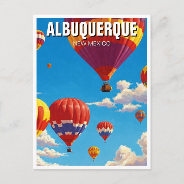 Albuquerque International Balloon Fiesta Postcard (Front)