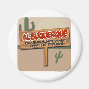 Albuquerque Left Magnet