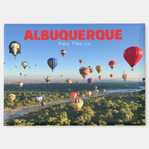 Albuquerque New Mexico Balloon Festival Magnet