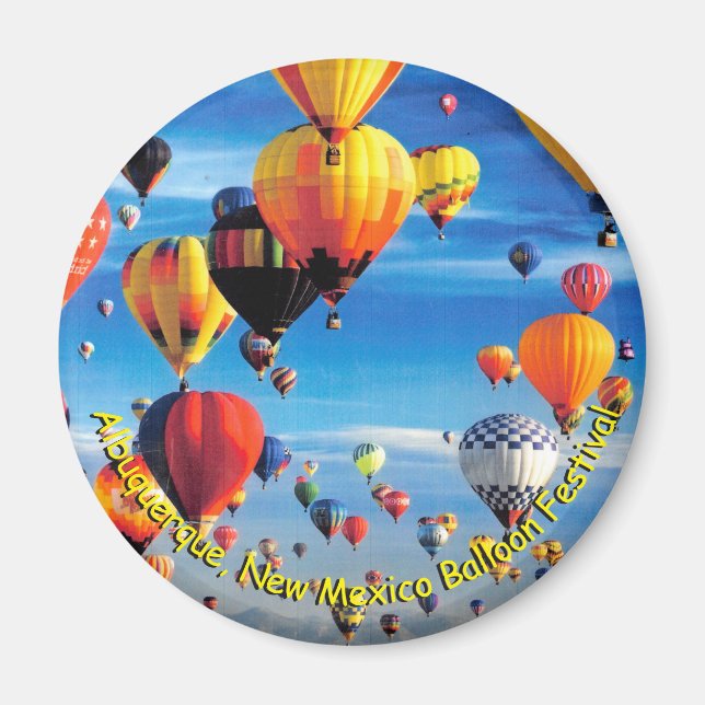 Albuquerque New Mexico Balloon Festival Magnet (Front)