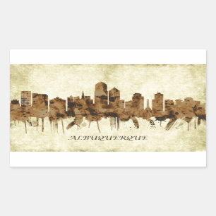 Albuquerque New Mexico Cityscape Sticker