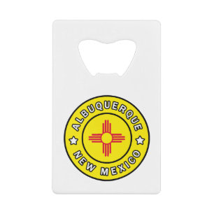 Albuquerque New Mexico Credit Card Bottle Opener
