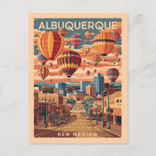 Albuquerque, New Mexico , Hot Air Balloons Postcard