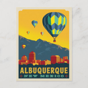 Albuquerque, New Mexico   Hot Air Balloons Postcard