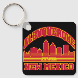 Albuquerque,New Mexico Keychain