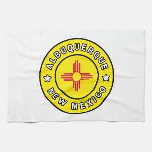 Albuquerque New Mexico Kitchen Towel
