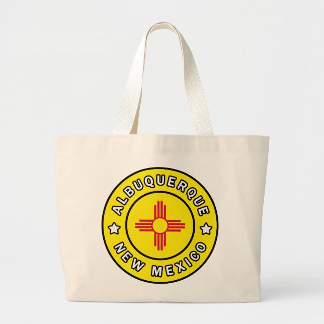 Albuquerque New Mexico Large Tote Bag (Front)